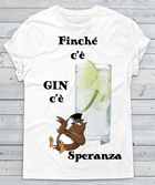T-shirt Donna GIN - Gufetto Brand