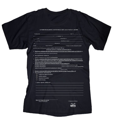 T-shirt Uomo Autocertificazione 4 Maggio ( O4901 )