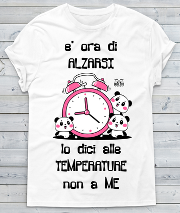 T-shirt Donna E' ora di