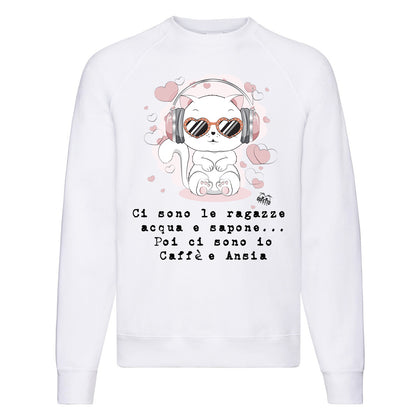 Felpa Classic Donna Caffè e Ansia ( J961 )