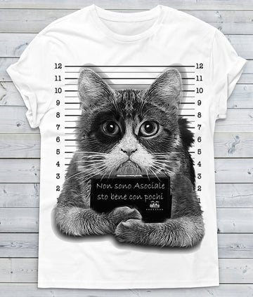 T-shirt Donna Asociale ( L294 )