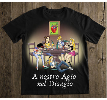 T-shirt Uomo Principesse Disagio 2.0 ( P789654 )