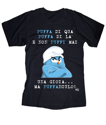 T-shirt Uomo Puffanculo ( T378 )