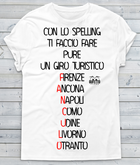 T-shirt Donna Spelling - Gufetto Brand