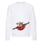 Felpa Classic Uomo Donna Cat Meow ( L741 ) - Gufetto Brand