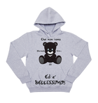 Felpa Uomo Baby Bear Black Che non sono... - Gufetto Brand