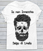 T-shirt Uomo Io non Invecchio Skull - Gufetto Brand