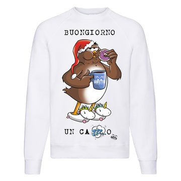 Felpa Classic Uomo Donna Buongiorno ( J890 )
