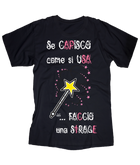T-shirt Uomo Magic Wand scritta rosa - Gufetto Brand