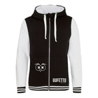 Felpa Urban Donna/Uomo Nera bianca - Gufetto Brand