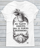 T-shirt Uomo Ho tanti Difetti Barba - Gufetto Brand