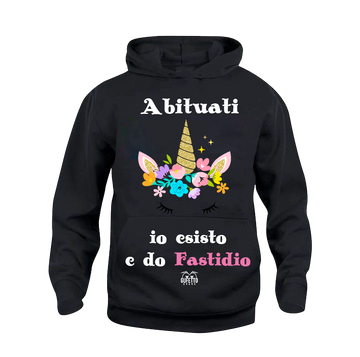 Felpa donna Unicorn Abituati