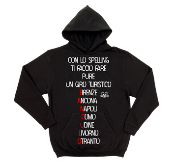 Felpa uomo Spelling