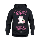 Felpa donna Unicorn Sono una Ragazza... - Gufetto Brand
