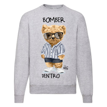 Felpa Classic Uomo Donna BOMBER ( K184 )