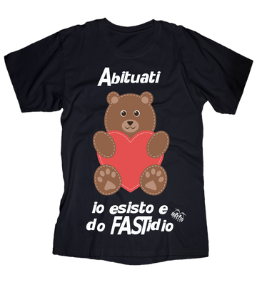 T-shirt Uomo Abituati Baby Bear