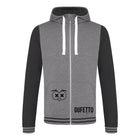 Felpa Urban Donna/Uomo Grigio scuro nera - Gufetto Brand