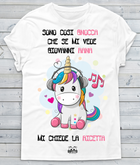 T-shirt Donna Sono così Gnocca Unicorn - Gufetto Brand