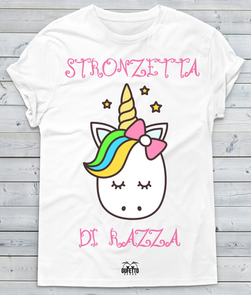 T-shirt Donna Stronzetta di Razza Unicorn