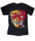 T-shirt Uomo Soccer Gufetto GialloRosso - Gufetto Brand
