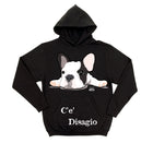 Felpa uomo C'è Disagio ( Z365 ) - Gufetto Brand