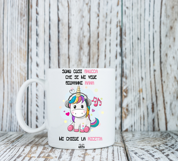 Tazza Sono così Gnocca... Unicorn