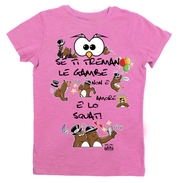 T-shirt Donna Squat Gufetti Edition New