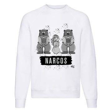 Felpa Classic Uomo Donna NARCOS ( T732 )