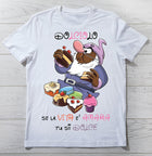 T-shirt Donna I 7 Nani del dopo Pranzo DOLCIOLO ( D74267 ) - Gufetto Brand