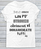 T-shirt Donna Devo Essere ( S324 ) - Gufetto Brand