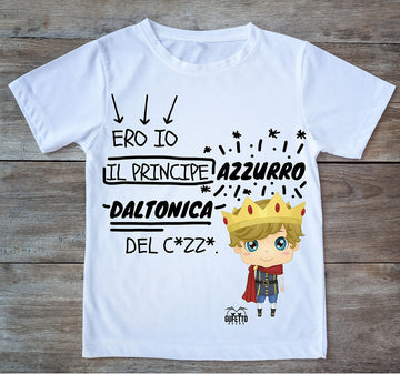 T-shirt Uomo PRINCIPE AZZURRO ( P7312098 )