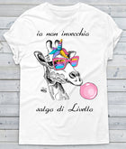 T-shirt Donna Invecchio Crazy - Gufetto Brand