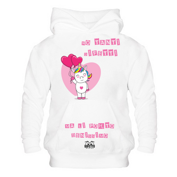 Felpa donna Unicorn Ho tanti difetti