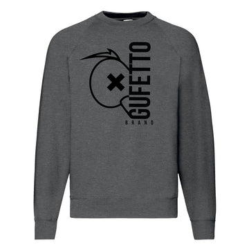 Felpa uomo Gufetto Brand Dark Grey