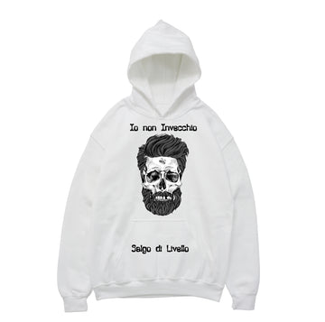 Felpa uomo Io non Invecchio Skull