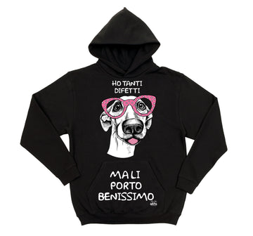 Felpa uomo Ho tanti difetti ( E9418 )