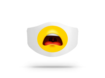 Mascherina in cotone Uomo Donna Emoji 3 ( B7209 )
