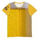 T-shirt sportiva con stampa all over uomo BIRRA - Gufetto Brand