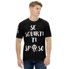 T-shirt uomo Nera SQUIRTI - Gufetto Brand