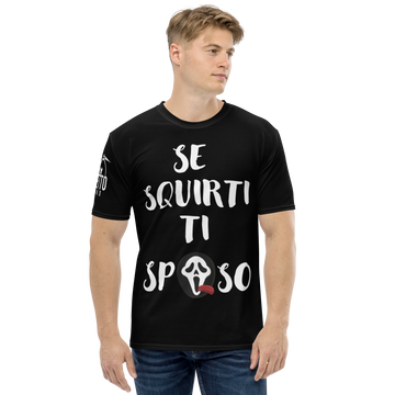 T-shirt uomo Nera SQUIRTI