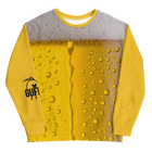 Felpa unisex Uomo/Donna BIRRA - Gufetto Brand