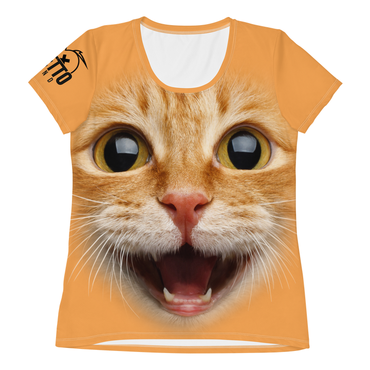 Maglietta sportiva donna Gatto Ginger - Gufetto Brand