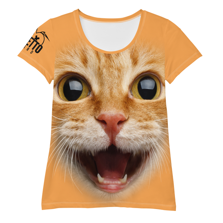 Maglietta sportiva donna Gatto Ginger - Gufetto Brand
