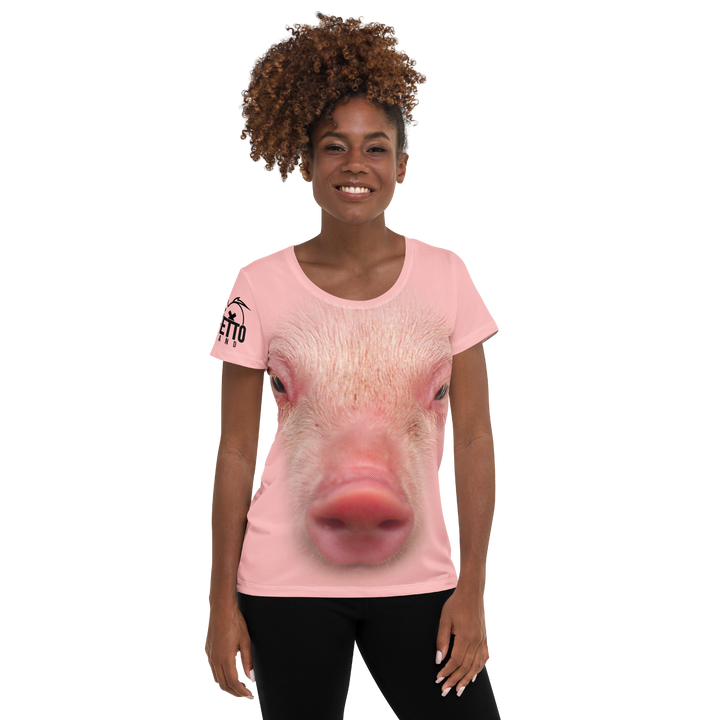 Maglietta sportiva donna PIG - Gufetto Brand