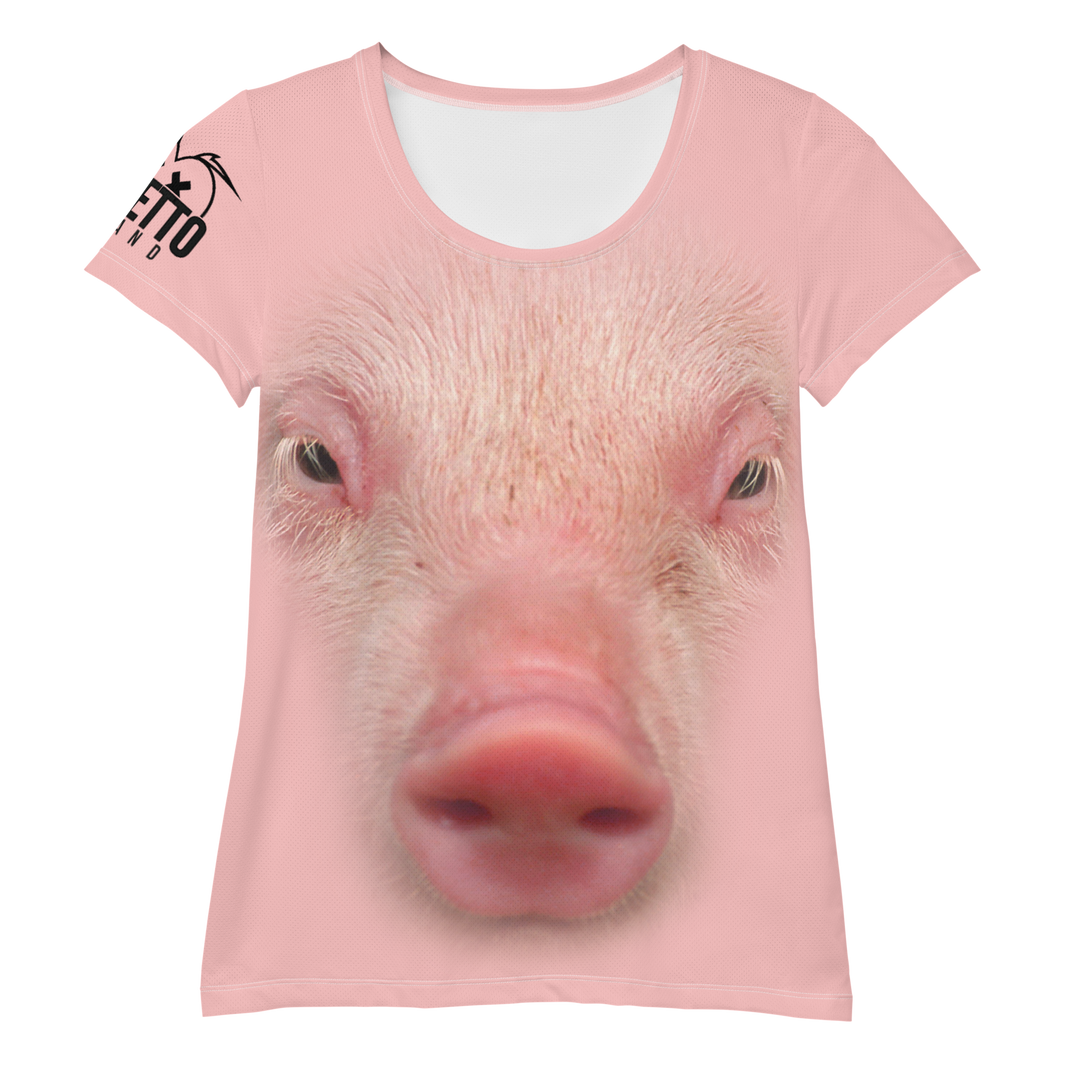 Maglietta sportiva donna PIG - Gufetto Brand