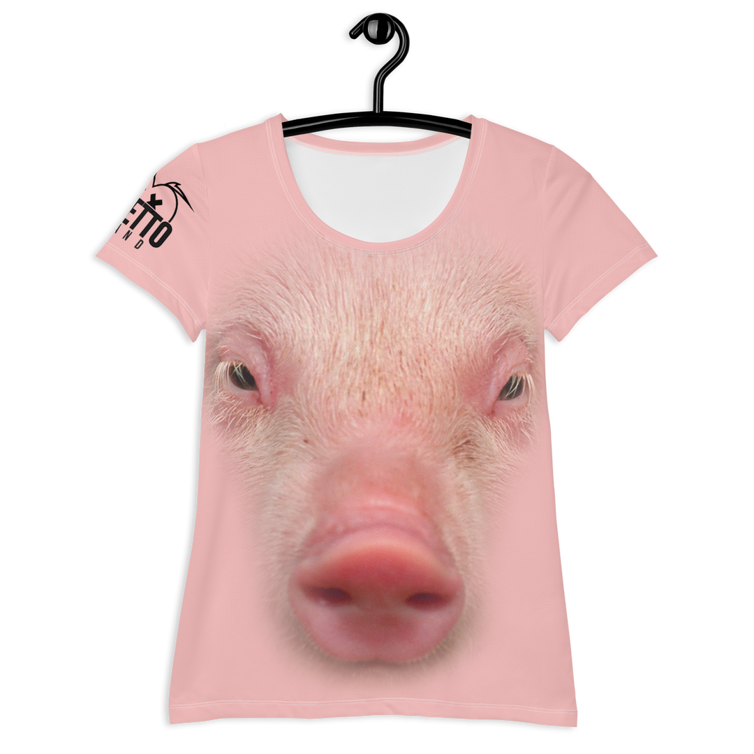 Maglietta sportiva donna PIG - Gufetto Brand