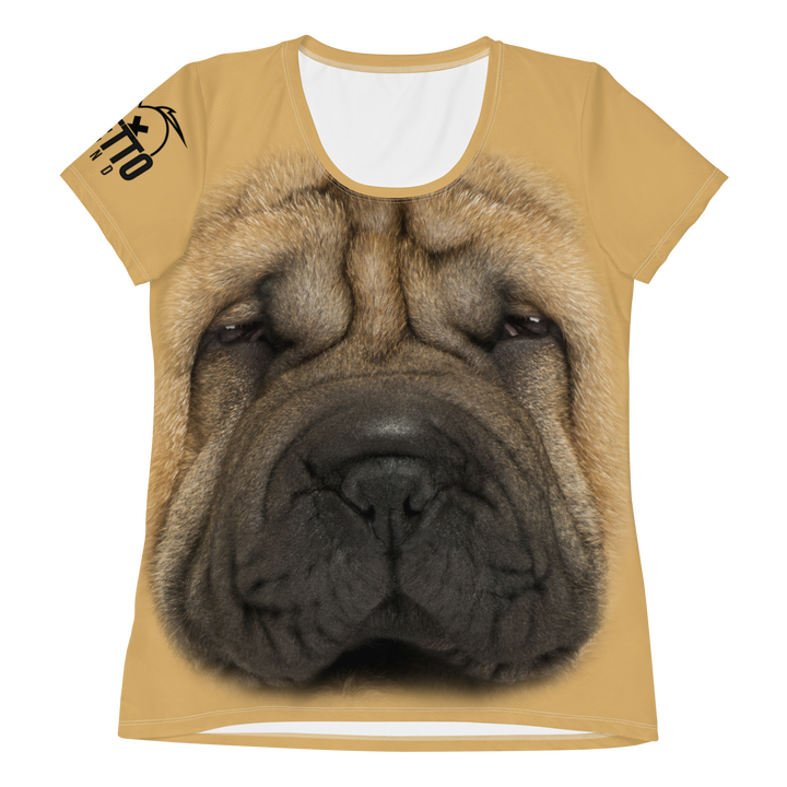 Maglietta sportiva donna Sharpei - Gufetto Brand