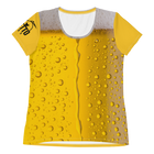Maglietta sportiva donna con stampa all-over BIRRA - Gufetto Brand