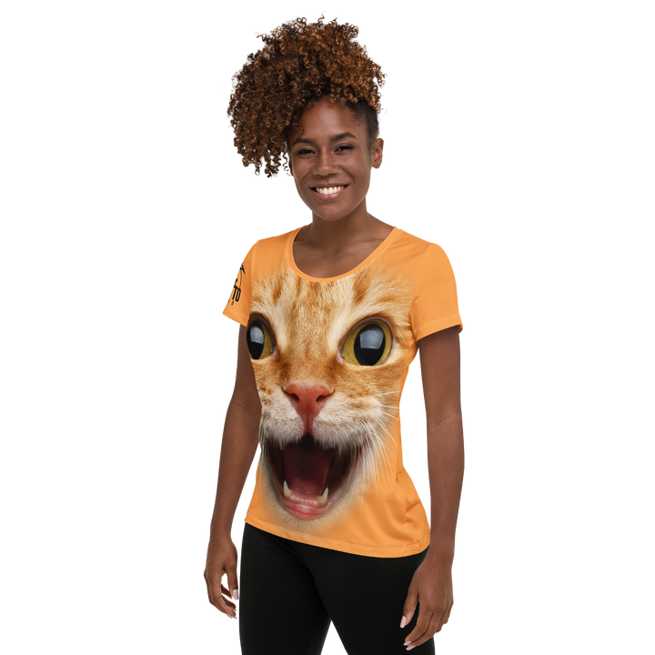 Maglietta sportiva donna Gatto Ginger - Gufetto Brand