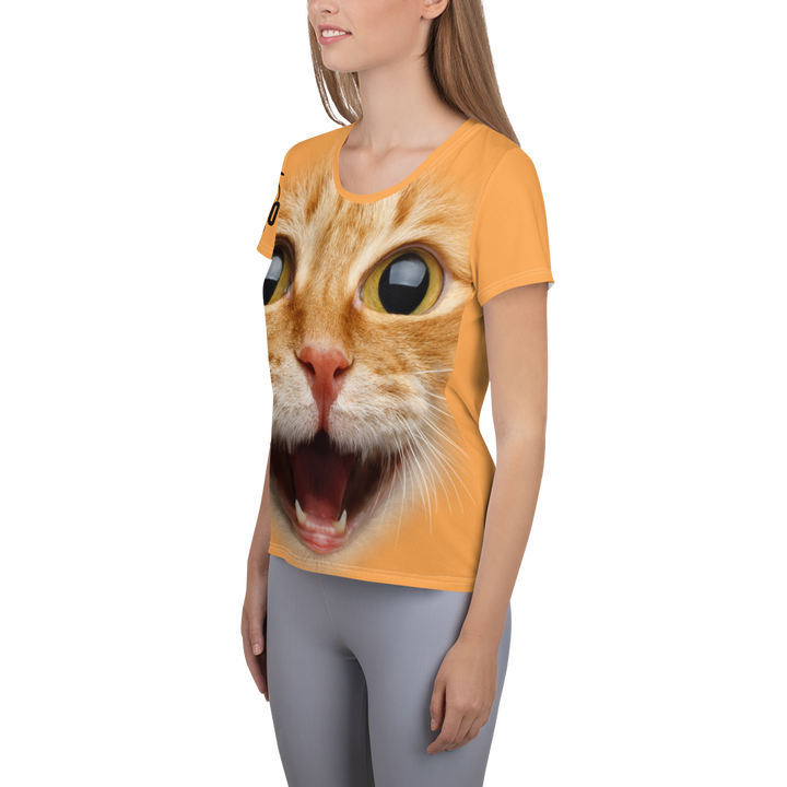 Maglietta sportiva donna Gatto Ginger - Gufetto Brand